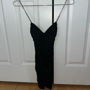 Oh Polly black mini dress